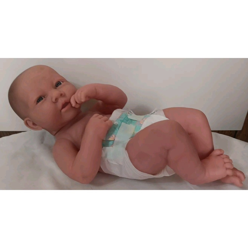 Berenguer Vinyl Newborn Doll Baby Girl Realistic Lifelike 22-07 14" Diaper‎ READ